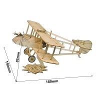 Mini Airco DH.2 1:45 190mm Holzbaukasten Standmodell