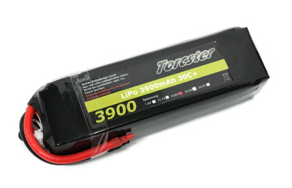 Torcster LiPo 3900mAh 4s 14,8V 30C+