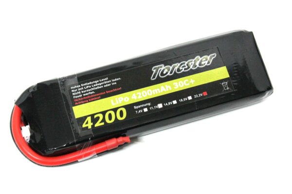 Torcster LiPo 4200mAh 6s 22,2V 30C+