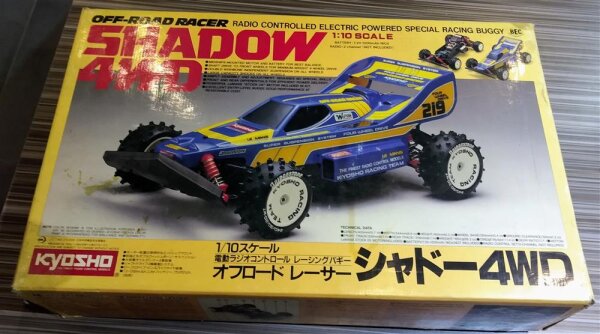 B-Ware Kyosho 1:10 Off-Road-.Racer Shadow antik unvollständig