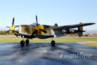 Freewing Flightline P-38L Lightning Allied Green EPO...