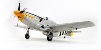 Dynam P-51 Mustang EPO 1200mm silber/gelb PNP V2.1