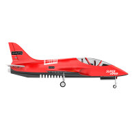 HSD Super Viper Jet EPO 1500mm rot KIT+ V4 ohne Turbine