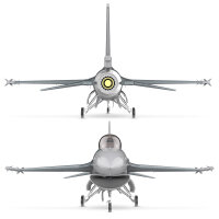 HSD F-16 Grau EPO 1344mm KIT+ ohne Turbine