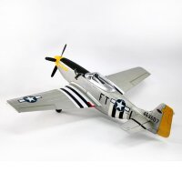 Dynam P-51 Mustang EPO 1200mm silber/gelb RTF V2.1