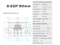 HSD S-EDF 12-Blatt 90mm Impeller mit Motor Außenläufer 3560-1550Kv