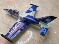 HSD L-39 Albatros EPO blau 1665mm KIT+ ohne Turbine